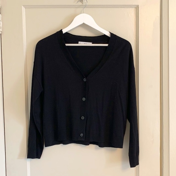 Mango Sweaters - Black Mango Cardigan
